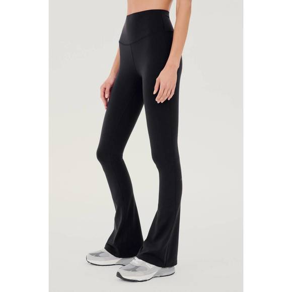 NEW SPLITS59 raquel high waist flare leggings in black - Picture 2 of 7
